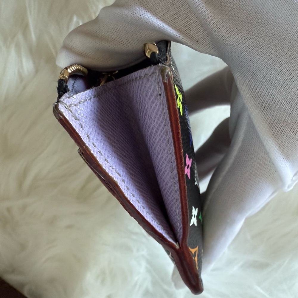 Louis Vuitton Black Multicolor Monogram Wristlet - Picture 10 of 17